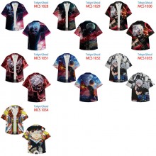 Tokyo ghoul anime short sleeved shirts