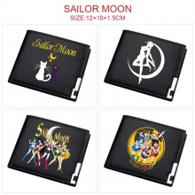 Sailor Moon anime black wallet