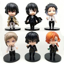 Bungo Stray Dogs anime figures set(6pcs a set)(OPP bag)