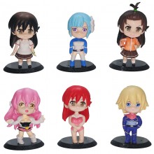 Rinne no Lagrange anime figures set(6pcs a set)(OPP bag)