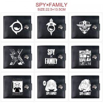 SPY FAMILY anime card holder magnetic buckle wallet purse