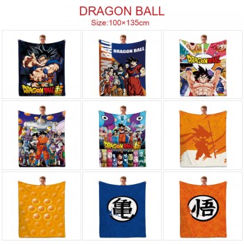 Dragon Ball anime flano summer quilt blanket