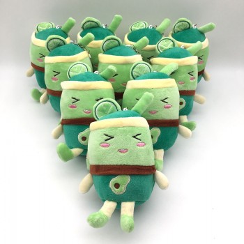 6inches Avocado Milk Tea Boba plush dolls set(10pcs a set)