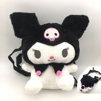 25CM Kuromi anime plush satchel shoulder bag