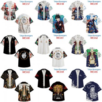 Tokyo Revengers anime short sleeved shirts