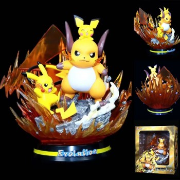 Pokemon Raichu anime figure(can lighting)