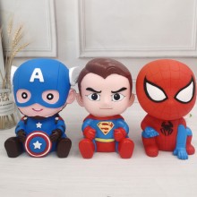 Super Spider Man Captain America money box 21CM