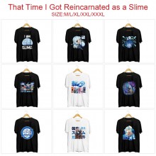 Tensei shitari slime anime short sleeve cotton t-shirt
