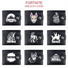 Fortnite game card holder magnetic buckle wallet purse