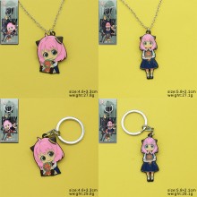 SPY FAMILY anime key chain/necklace/pin