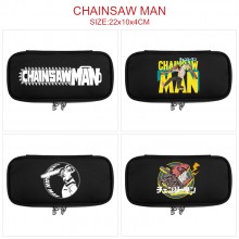 Chainsaw Man anime canvas pen case pencil bag