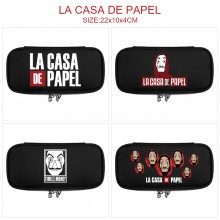 La casa de papel canvas pen case pencil bag