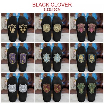 Black Clover anime cotton socks a pair