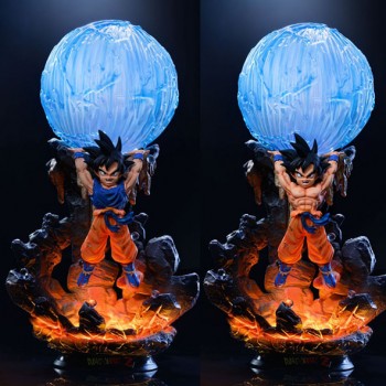 Dragon Ball Spirit Bomb Son Goku anime figure(can lighting)