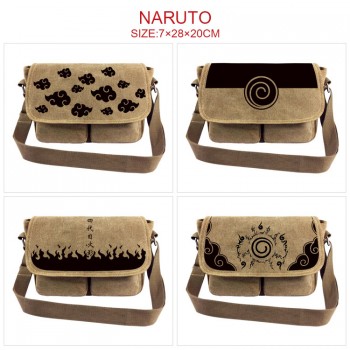 Naruto anime canvas satchel shoulder bag