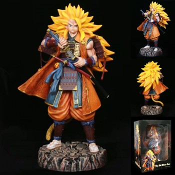 Dragon Ball Warrior Son Goku super saiya three anime figure