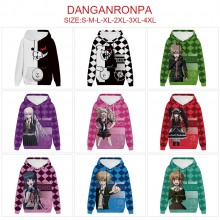 Dangan Ronpa anime long sleeve hoodie sweater clot...