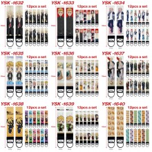 Tokyo Revengers anime rope key chains set(12pcs a ...