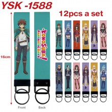 Kono Subarashii Sekai ni Shukufuku wo rope key chains set(12pcs a set)