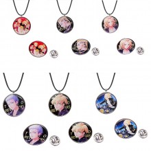 Tokyo Revengers anime necklace+pin a set