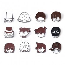 Detective conan anime brooch pins