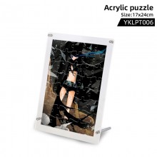 Black rock shooter anime acrylic puzzle