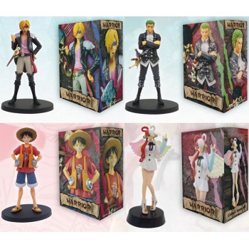 One Piece warrior Luffy Sanji Zoro Uta anime figure