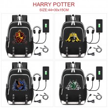 Harry Potter USB charging laptop backpack school bag