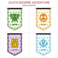 JoJo's Bizarre Adventure anime flags 90*60CM