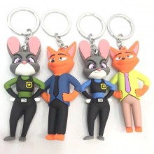 Zootopia/Zootropolis figure doll key chains