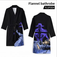 JoJo's Bizarre Adventure anime flannel bathrobe pa...