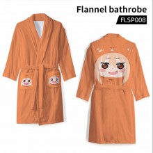 Himouto Umaru-chan anime flannel bathrobe pajamas
