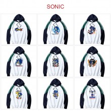 Sonic the Hedgehog anime cotton thin sweatshirt ho...