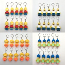 The Simpsons anime figure doll key chains set(10pcs a set)6CM