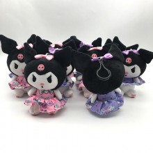 5inches Kuromi anime plush dolls set(10pcs a set)