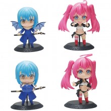 Tensei shitari slime anime figures set(4pcs a set)...