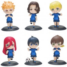Blue Lock anime figures set(6pcs a set)(OPP bag)