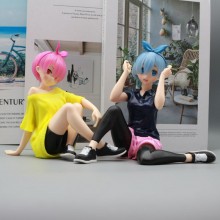 Re:Life in a different world from zero rem ram anime figure