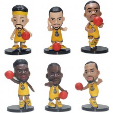 NBA Golden State Warriors figures set(6pcs a set)(...