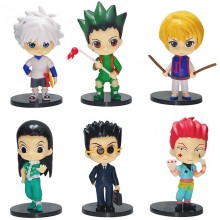 Hunter x Hunter anime figures set(6pcs a set)(OPP bag)