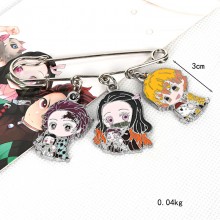 Demon Slayer anime brooch pins