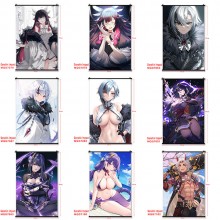 Genshin Impact game anime wall scroll wallscrolls 60*90CM