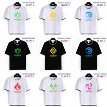 Genshin Impact game cotton t-shirt