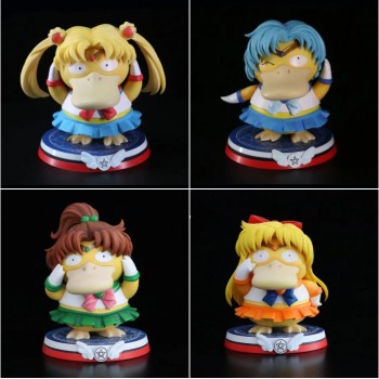 Sailor Moon cos Psyduck anime figure