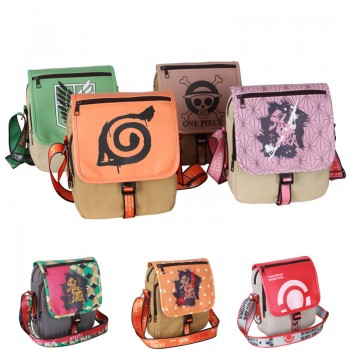 Demon Slayer One Piece Naruto Totoro satchel shoulder bag