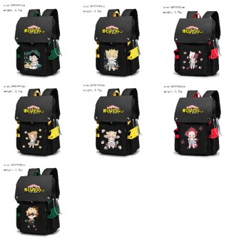 My Hero Academia anime backpack school bag