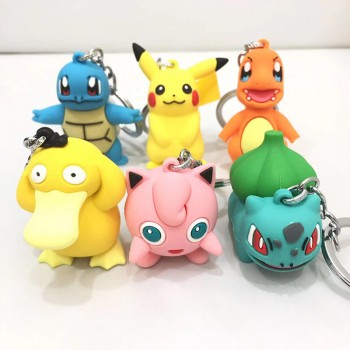 Pokemon anime figure doll key chains