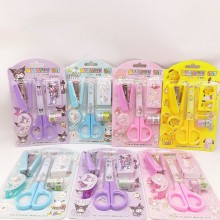 Melody Kuromi Doraemon scissors stapler stickers s...