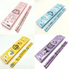 Melody Cinnamoroll Kuromi HB pencils set(12pcs a s...