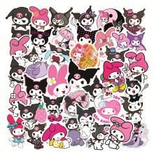 Melody Cinnamoroll Hello Kitty Kuromi stickers set...